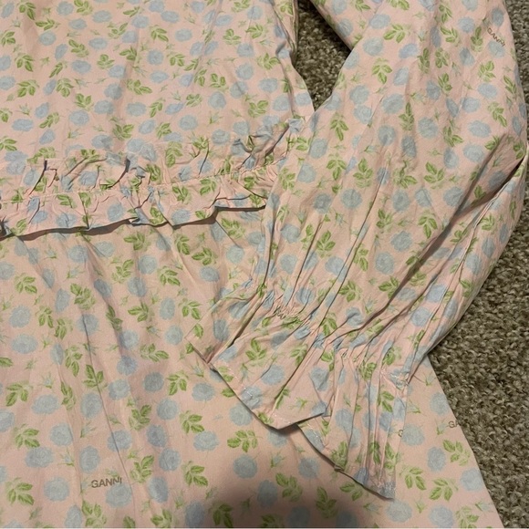 GANNI | Floral Ruffle Mini - Picture 3 of 11